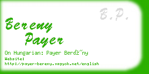 bereny payer business card